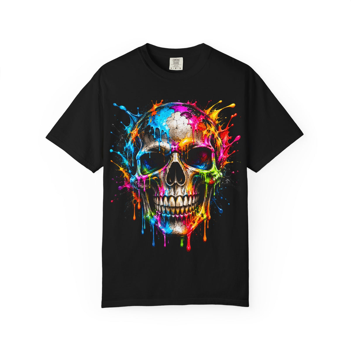 Color Splash Skull T-Shirt