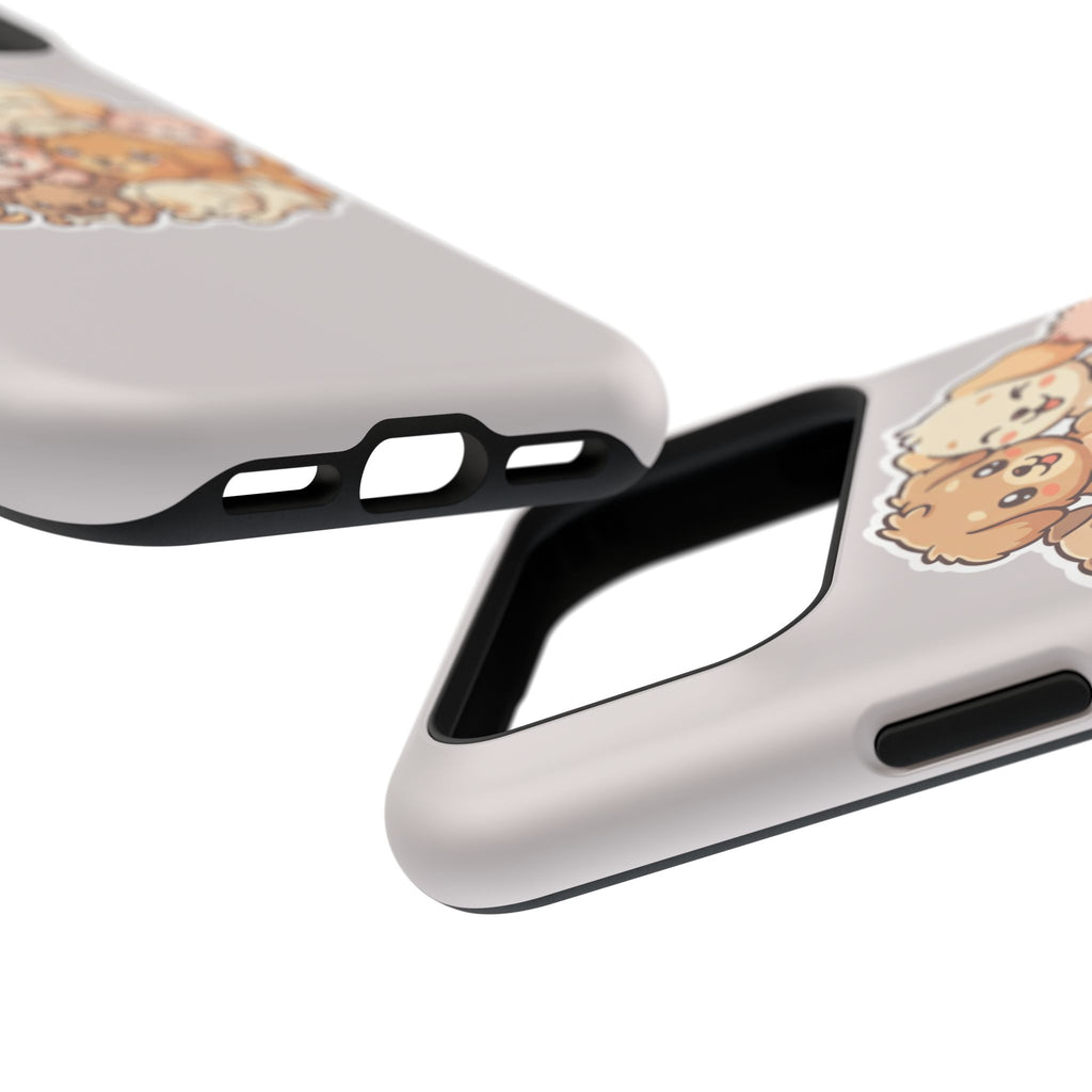 Cute Puppy Pile Magnetic Impact-Resistant Phone Case