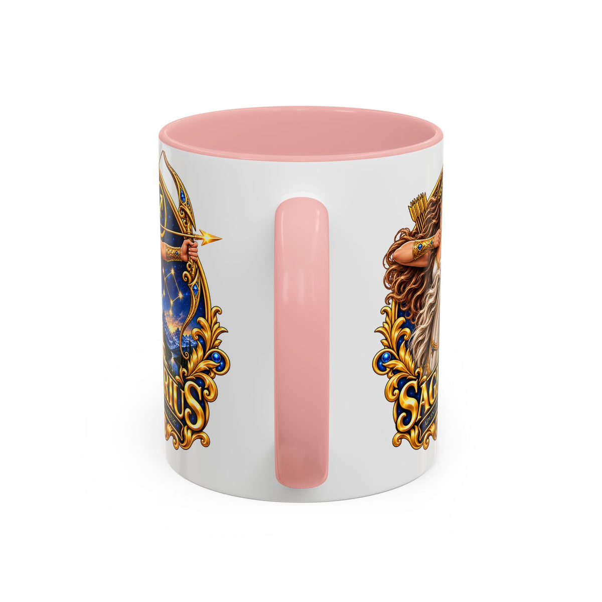 Sagittarius Accent Coffee Mug — Zodiac Archer Design (11/15oz)