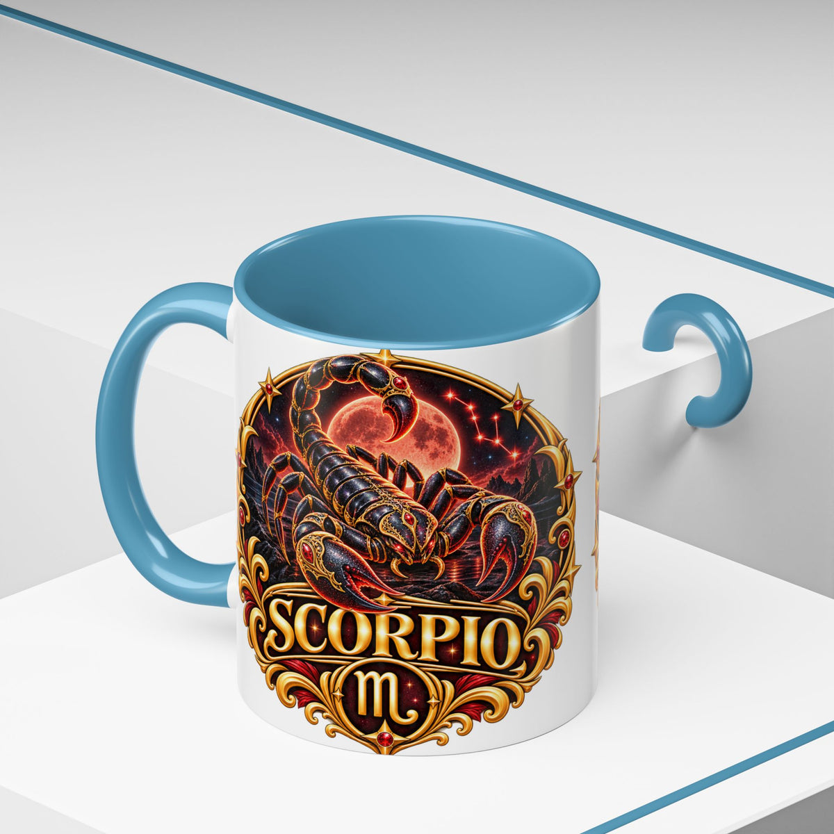 Scorpio Zodiac Coffee Mug — Bold Scorpion Astrology Design (11/15oz)