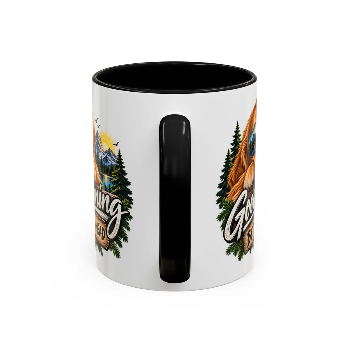Good Morning Dog Coffee Mug — 'Good Morning, Better Days Ahead' Accent Mug