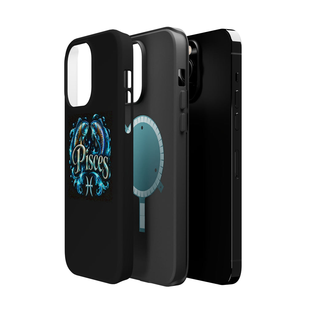 Pisces Magnetic Impact-Resistant Phone Case — Zodiac Fish Astrology Design