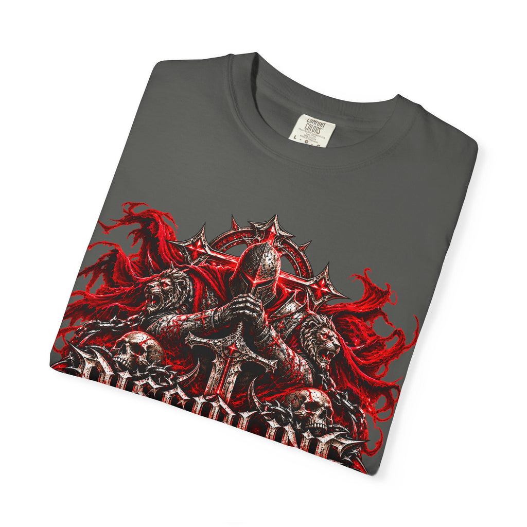Discipline Metal Tee — Gothic Sword Graphic T-Shirt