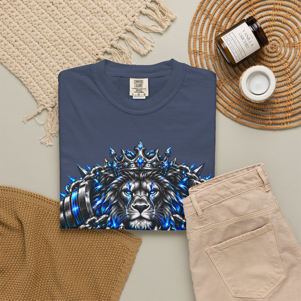 Lion Kingmode Graphic Tee — Gaming Headset Lion Design