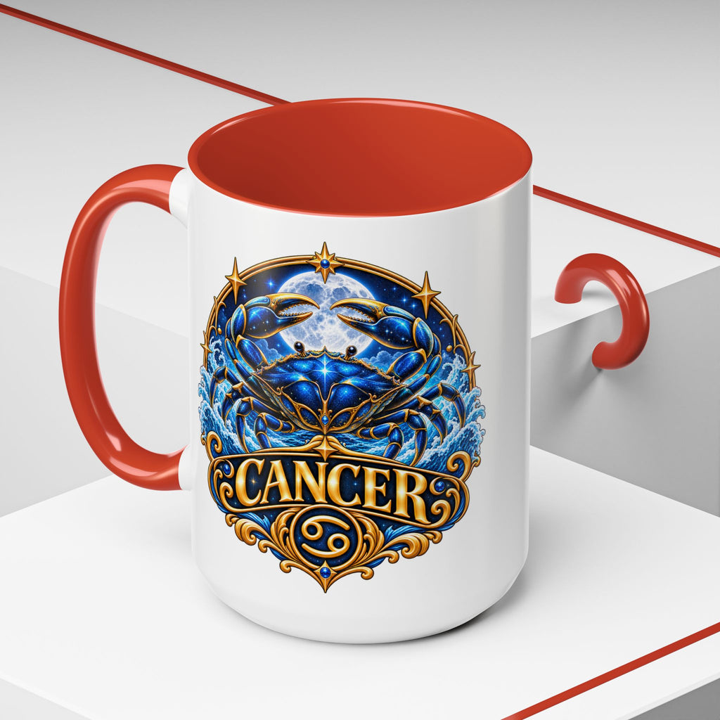 Cancer Zodiac Coffee Mug — Astrology Crab Horoscope Gift (11/15 oz)