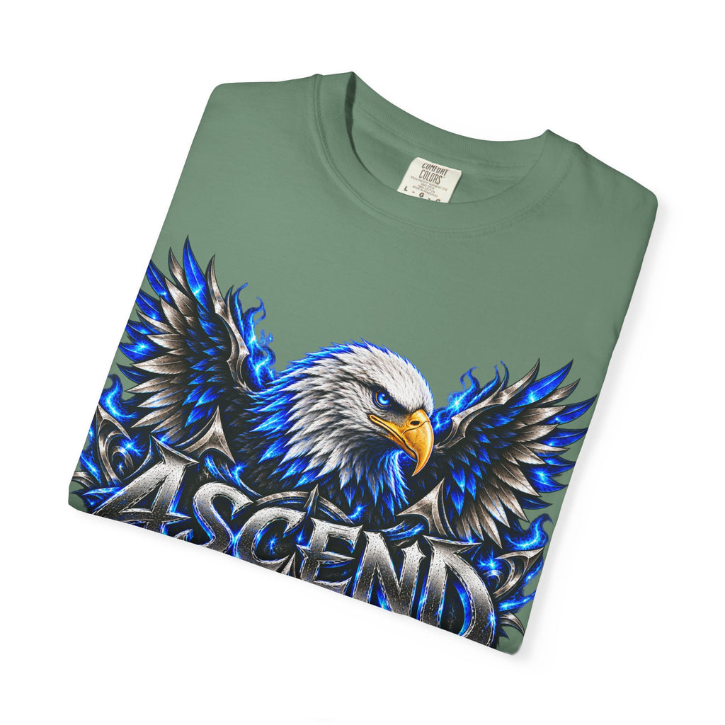 Ascend Eagle T-Shirt — Bold Blue Eagle Graphic Tee