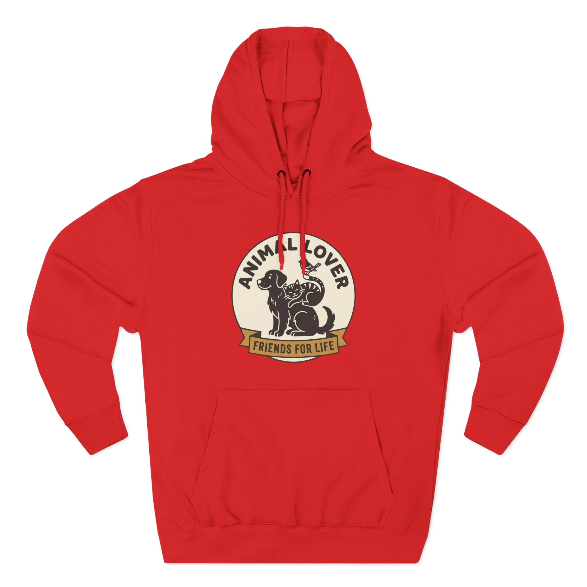 Animal Lover Hoodie – Friends For Life Graphic Pullover