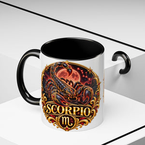 Scorpio Zodiac Coffee Mug — Bold Scorpion Astrology Design (11/15oz)
