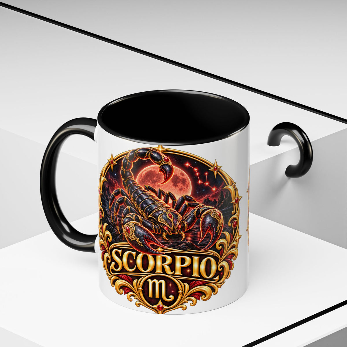 Scorpio Zodiac Coffee Mug — Bold Scorpion Astrology Design (11/15oz)