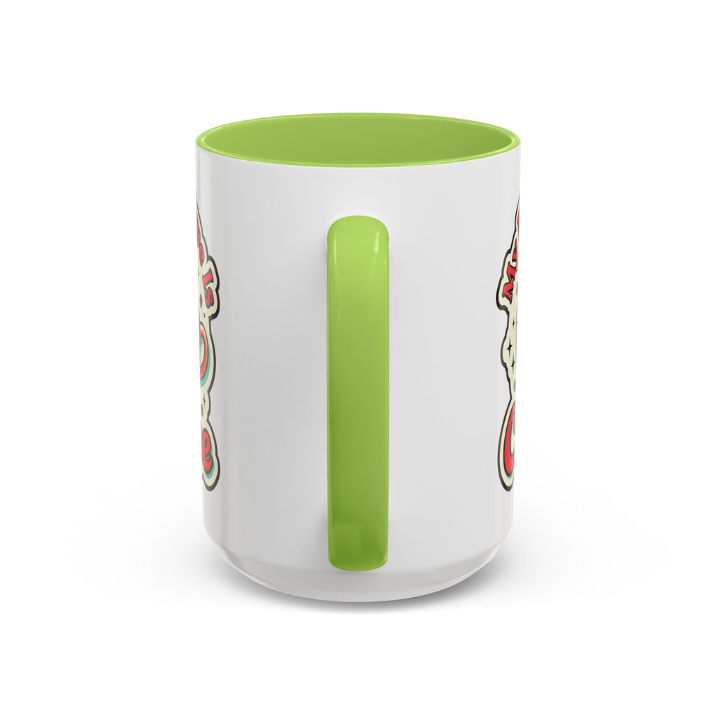 Coffee Mug - "My Blood Type Is Coffee" Accent Ceramic Mug (11oz & 15oz)
