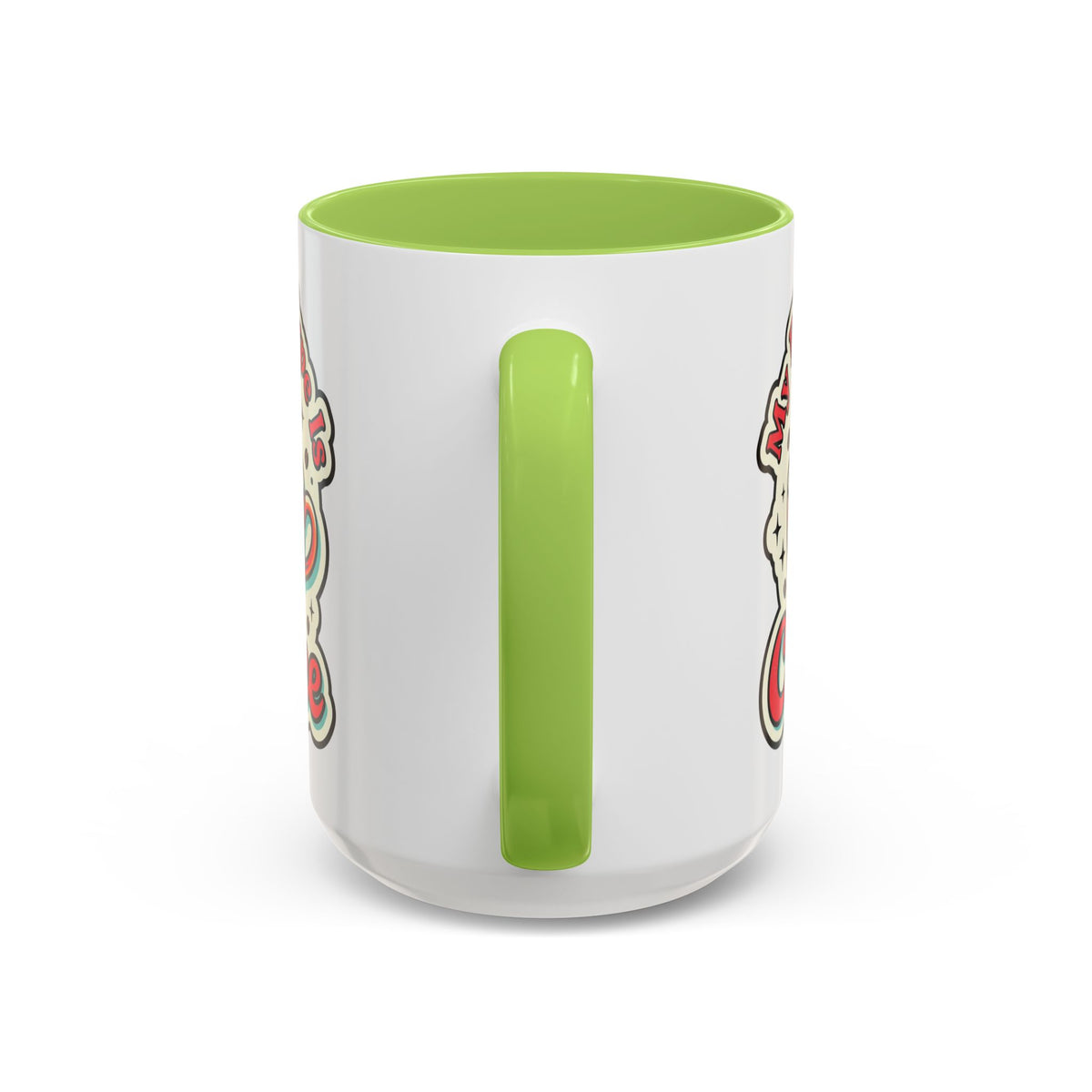 Coffee Mug - "My Blood Type Is Coffee" Accent Ceramic Mug (11oz & 15oz)