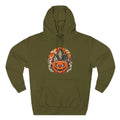 Halloween Pumpkin Hoodie — Jack-O'-Lantern Haunted House Fleece Hoodie