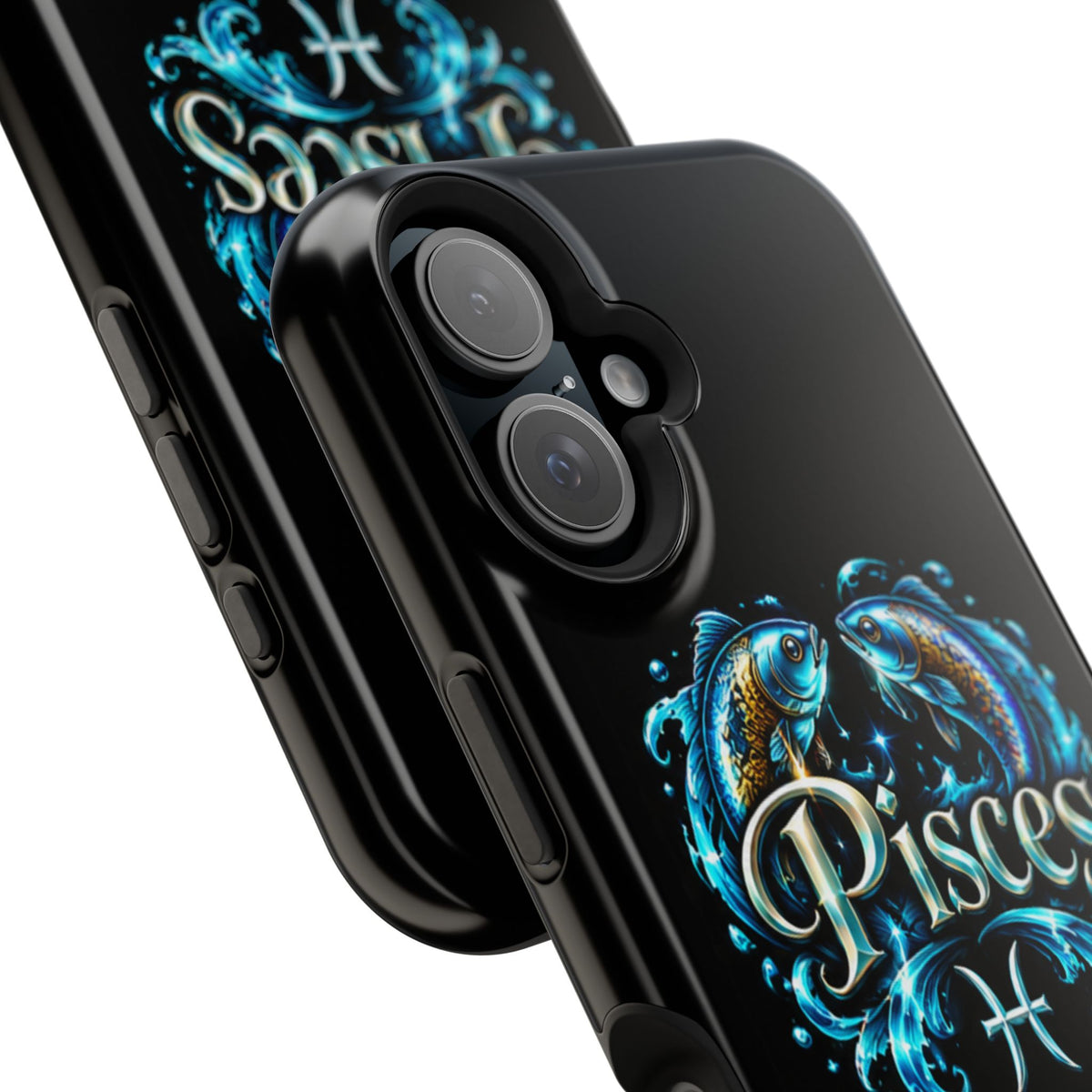 Pisces Magnetic Impact-Resistant Phone Case — Zodiac Fish Astrology Design