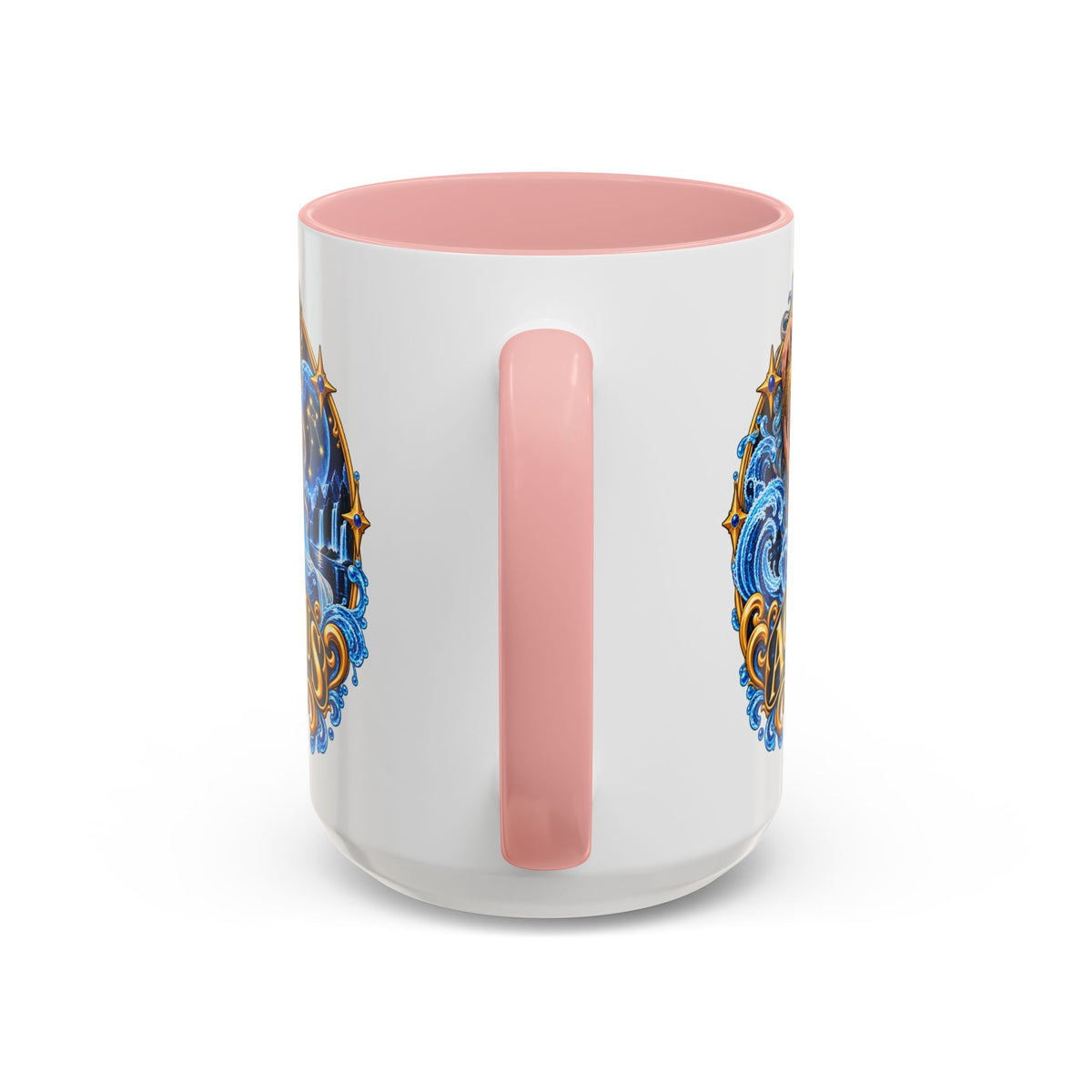 Aquarius Zodiac Coffee Mug — Illustrated Water Bearer Astrology Gift (11/15oz)