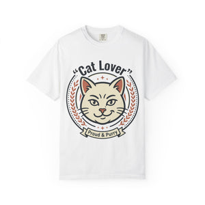 Cat Lover T-Shirt — "Proud & Purry" Retro Cat Graphic Tee