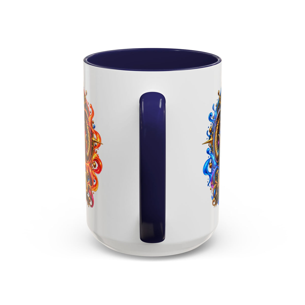 Aries Zodiac Coffee Mug — Colorful Ram Astrology Accent Mug (11/15oz)