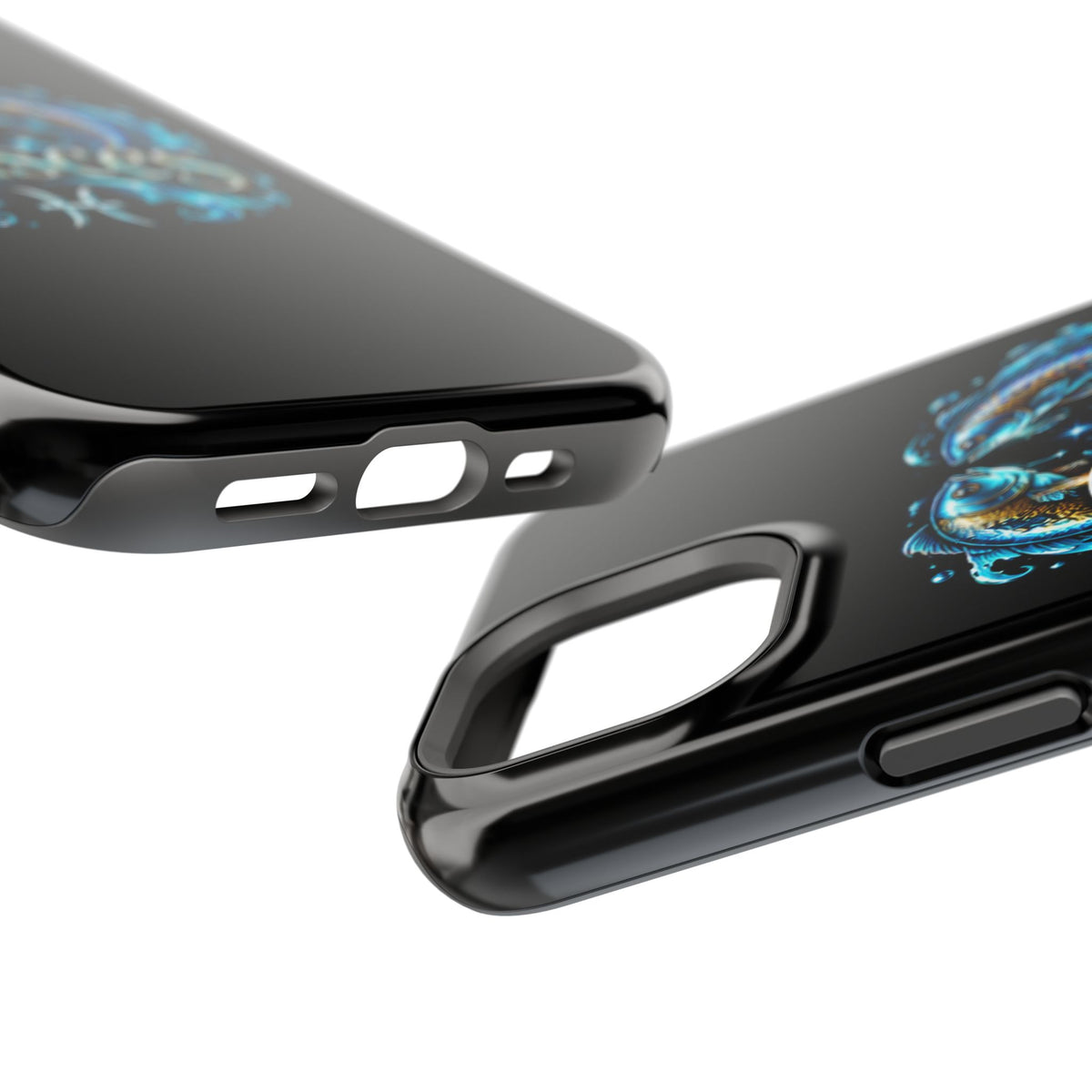 Pisces Magnetic Impact-Resistant Phone Case — Zodiac Fish Astrology Design