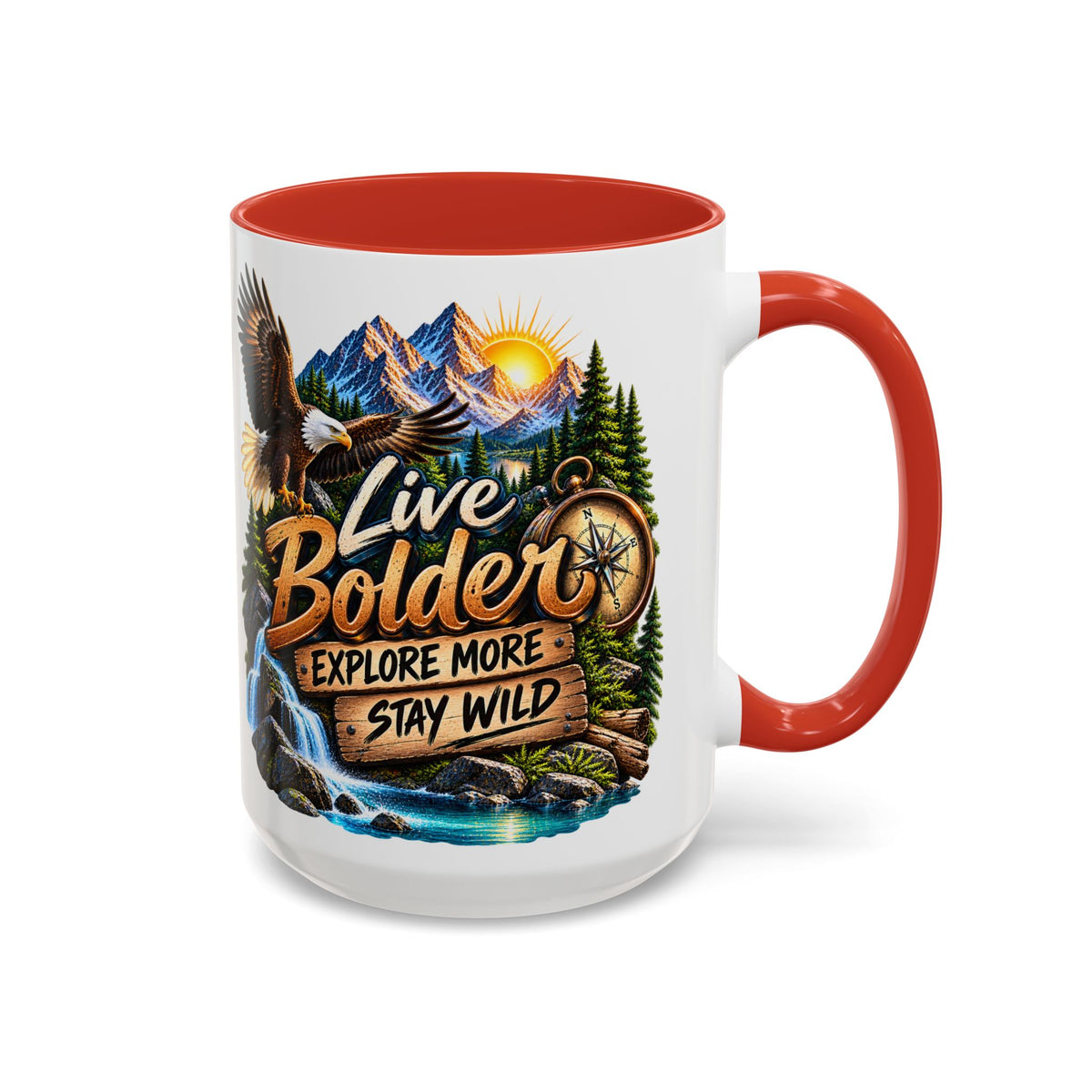 Live Bolder Explore More Stay Wild Coffee Mug