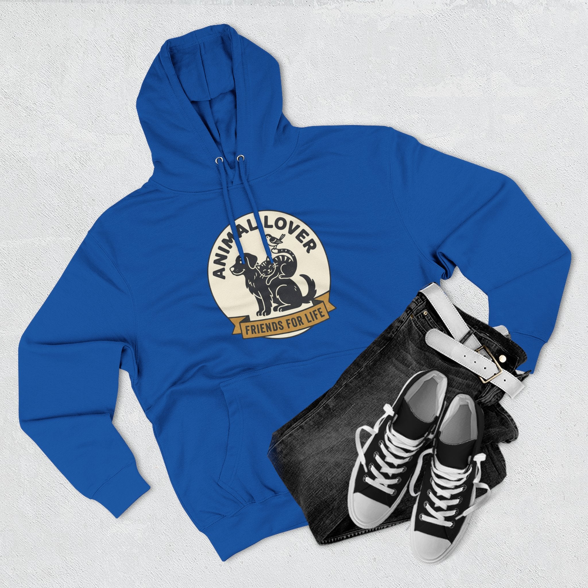 Animal Lover Hoodie – Friends For Life Graphic Pullover