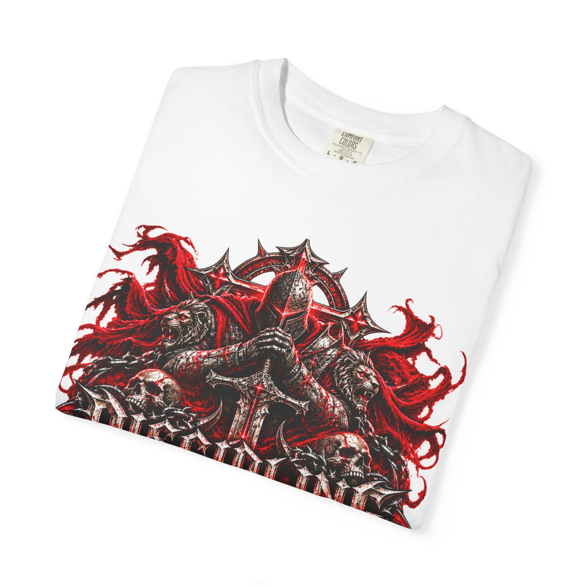 Discipline Metal Tee — Gothic Sword Graphic T-Shirt