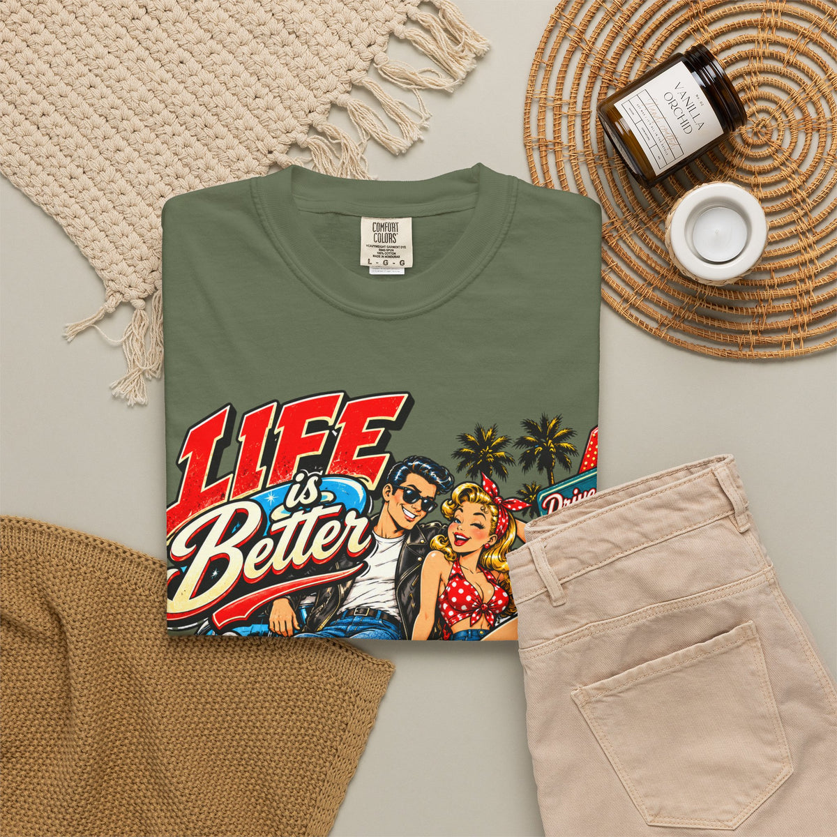 Life Is Better Drive-In Vintage T-Shirt