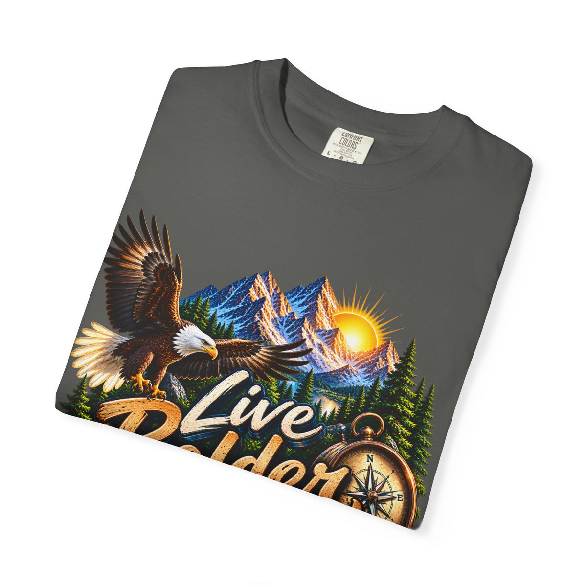 Adventure T-Shirt — "Live Bolder: Explore More, Stay Wild" Graphic Tee