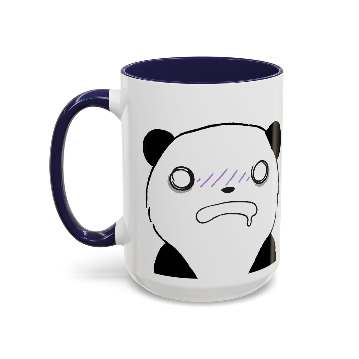 Just Give Me My Coffee!!! Accent Mug — Panda Coffee Lover Gift (11/15oz)