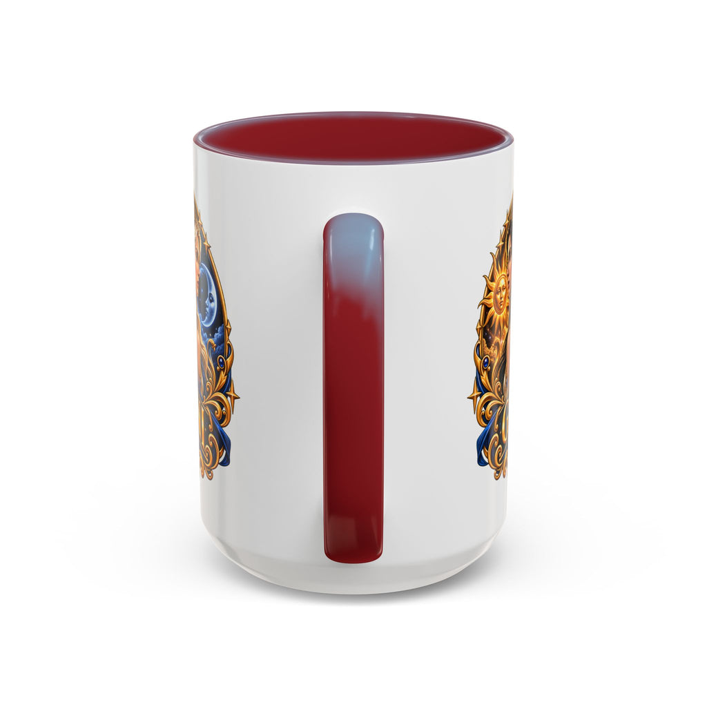 Gemini Zodiac Coffee Mug — Gemini Sign Astrology Accent Mug (11/15oz)