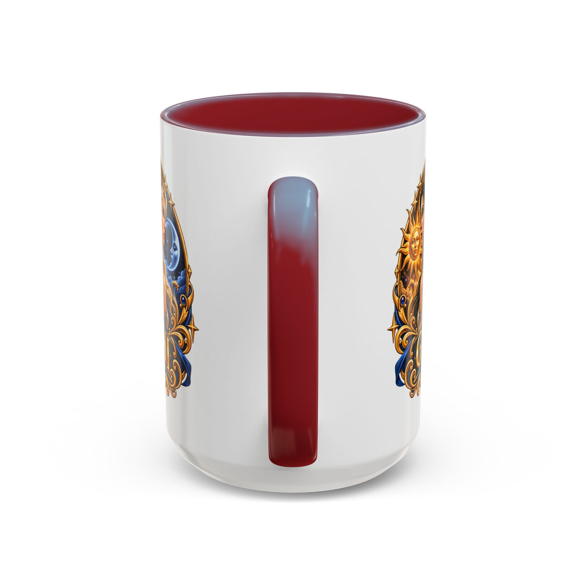 Gemini Zodiac Coffee Mug — Gemini Sign Astrology Accent Mug (11/15oz)