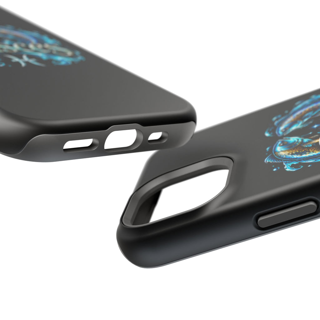 Pisces Magnetic Impact-Resistant Phone Case — Zodiac Fish Astrology Design