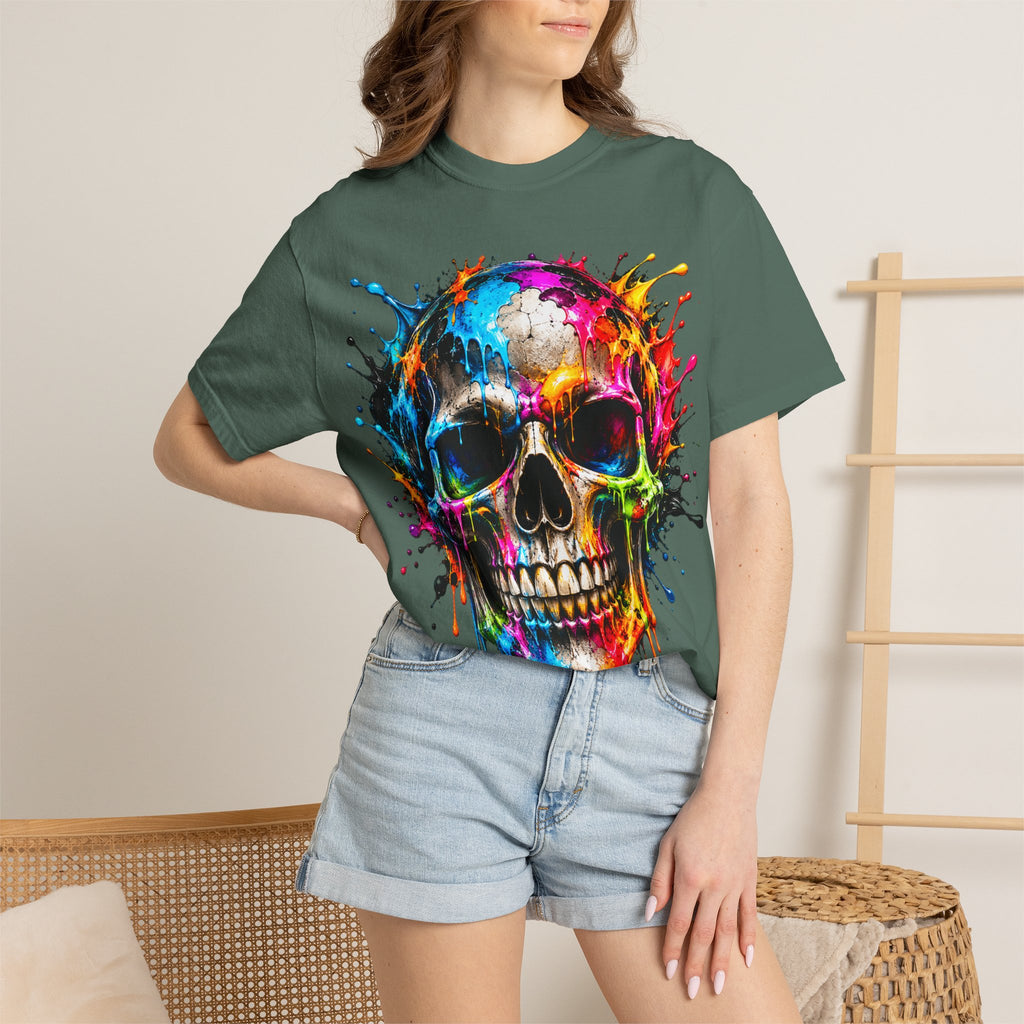 Color Splash Skull T-Shirt