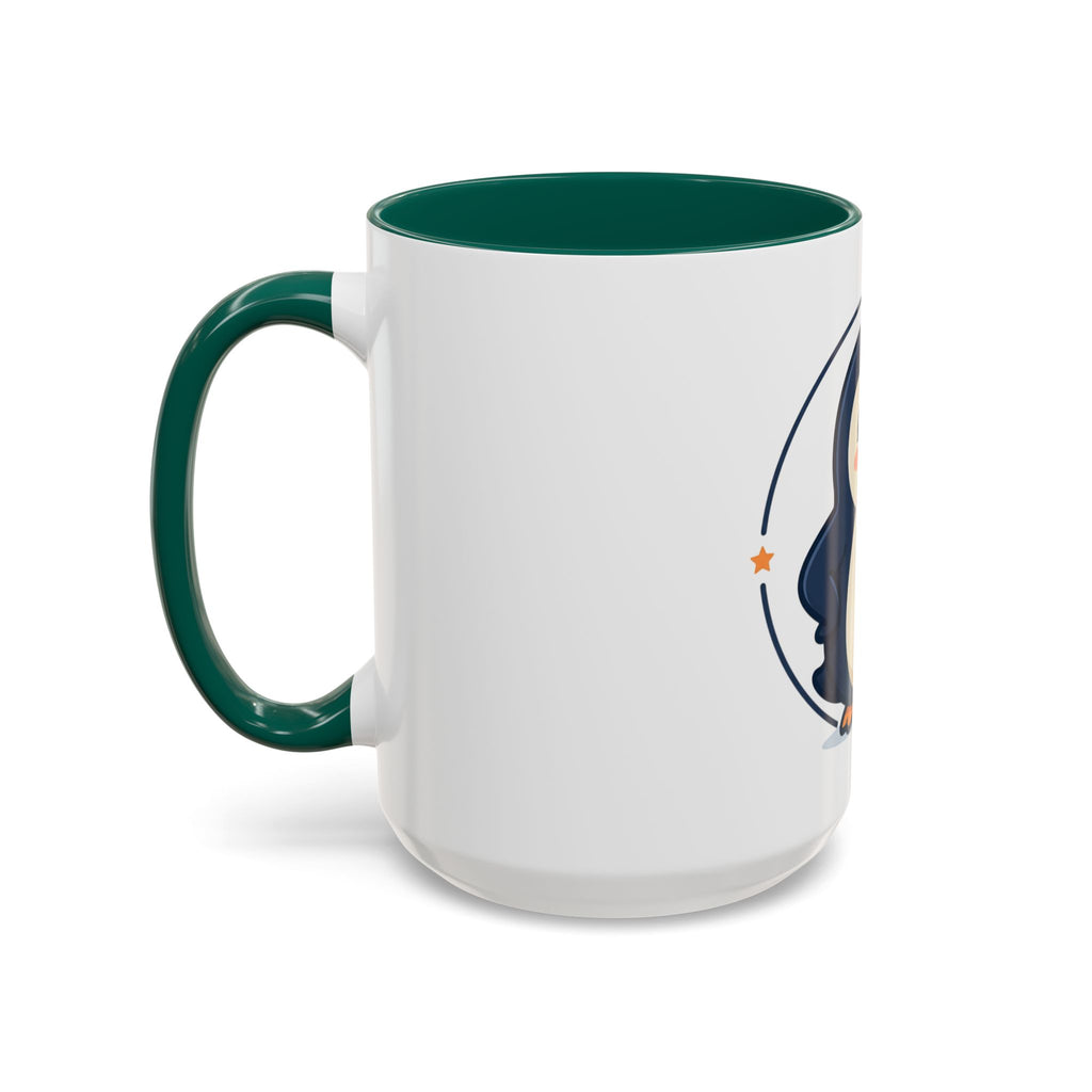 Cute Waving Penguin Mug | 11oz or 15oz Colorful Ceramic