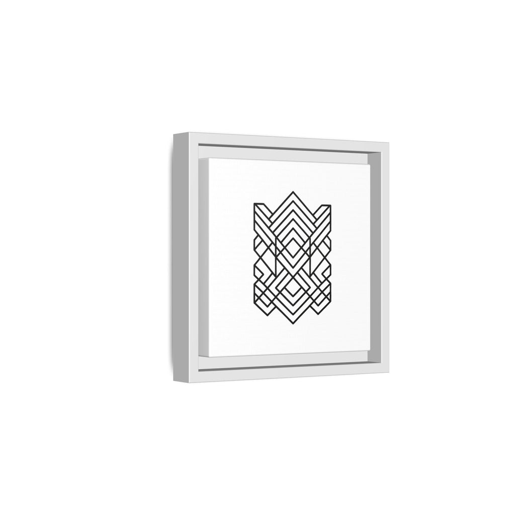 Framed Geometric Art Canvas