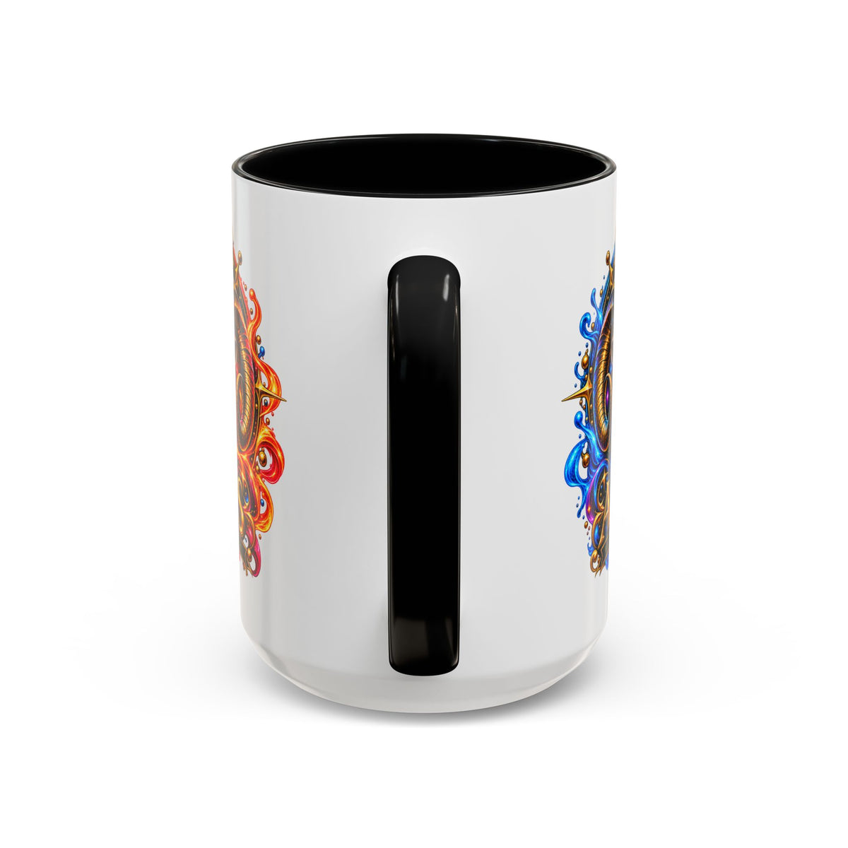 Aries Zodiac Coffee Mug — Colorful Ram Astrology Accent Mug (11/15oz)