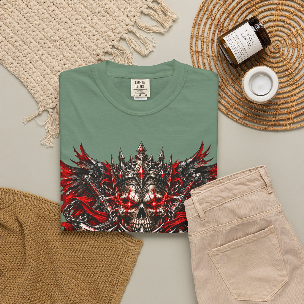 Rebellion Skull Graphic T-Shirt
