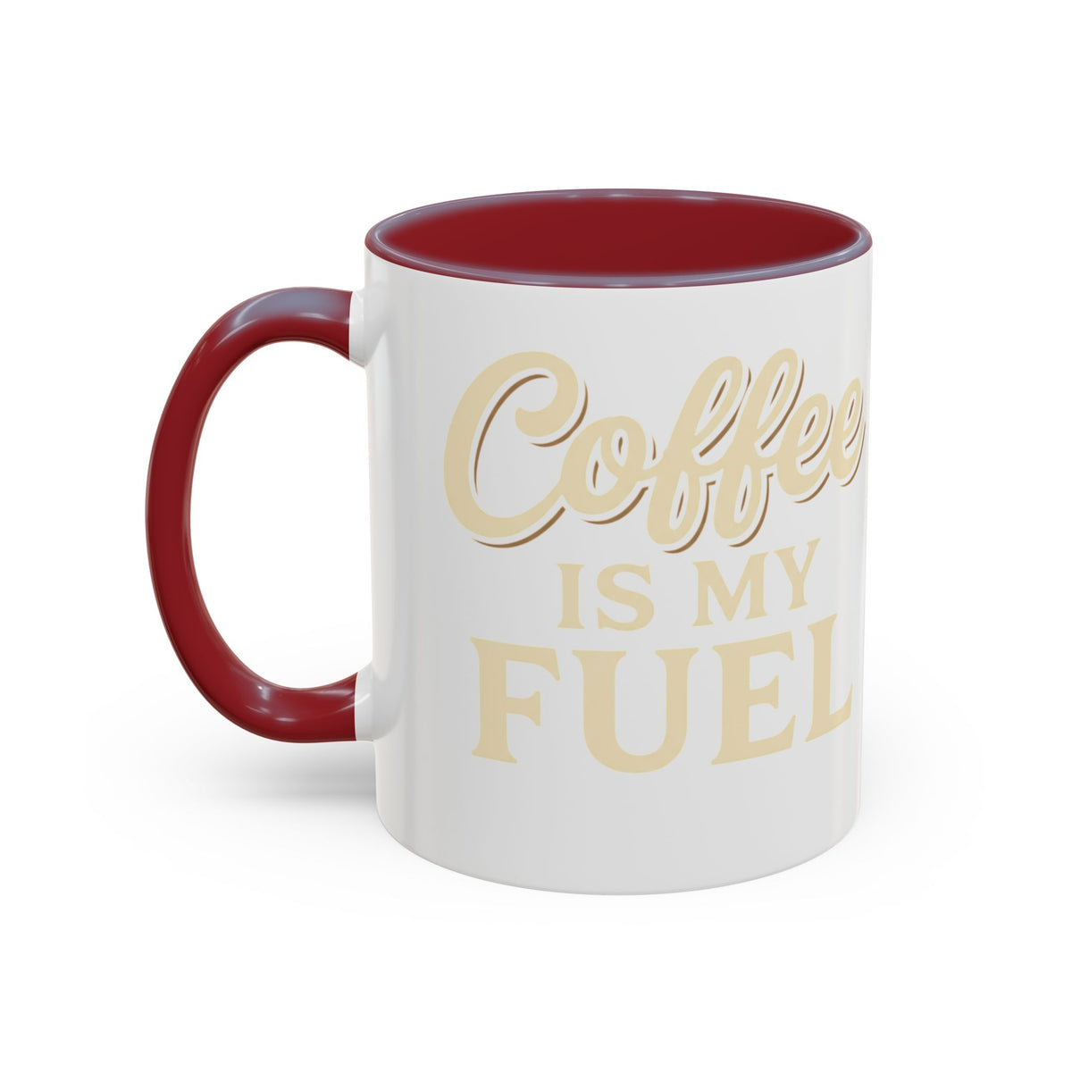 Coffee Is My Fuel Accent Coffee Mug — 11/15oz Ceramic Gift for Coffee Lovers