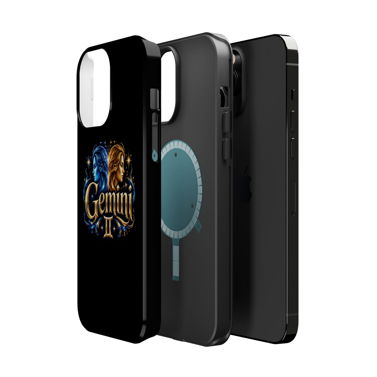 Gemini Zodiac Magnetic Impact-Resistant Phone Case