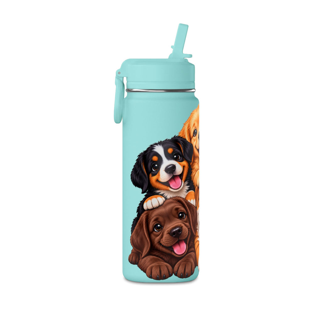 Dog Lover Water Bottle – 20oz Puppy Pack Design