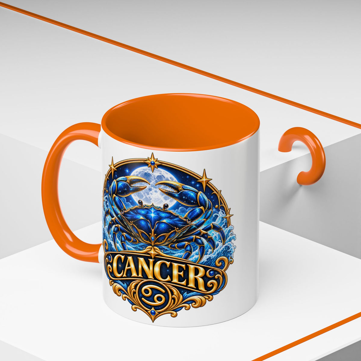 Cancer Zodiac Coffee Mug — Astrology Crab Horoscope Gift (11/15 oz)