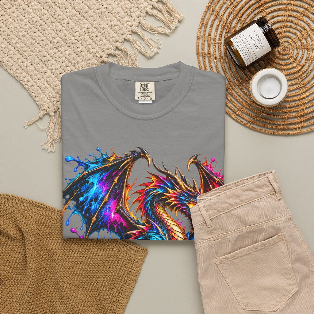 Vibrant Watercolor Dragon T-Shirt