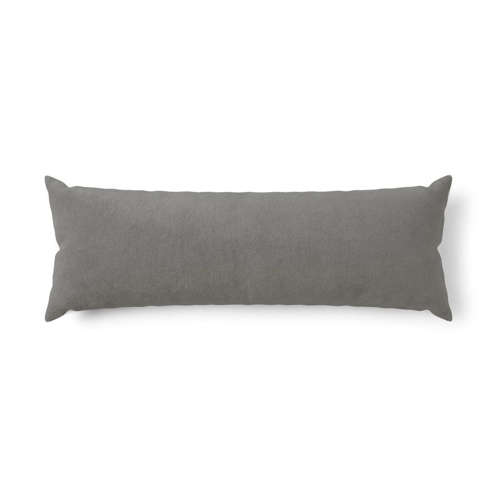 Charcoal Gray Body Pillow — Long Support Cushion for Sleep & Side-Sleepers