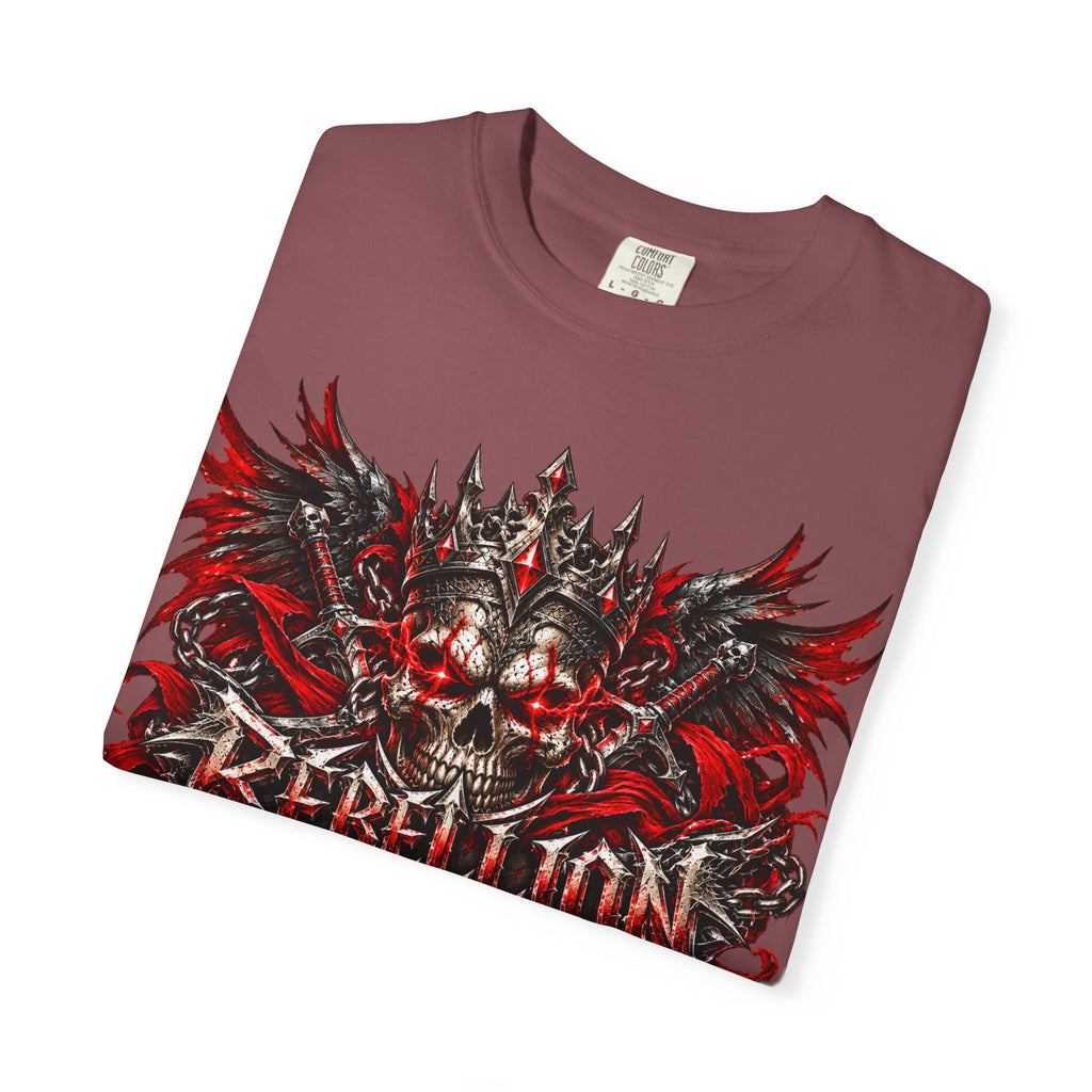 Rebellion Skull Graphic T-Shirt