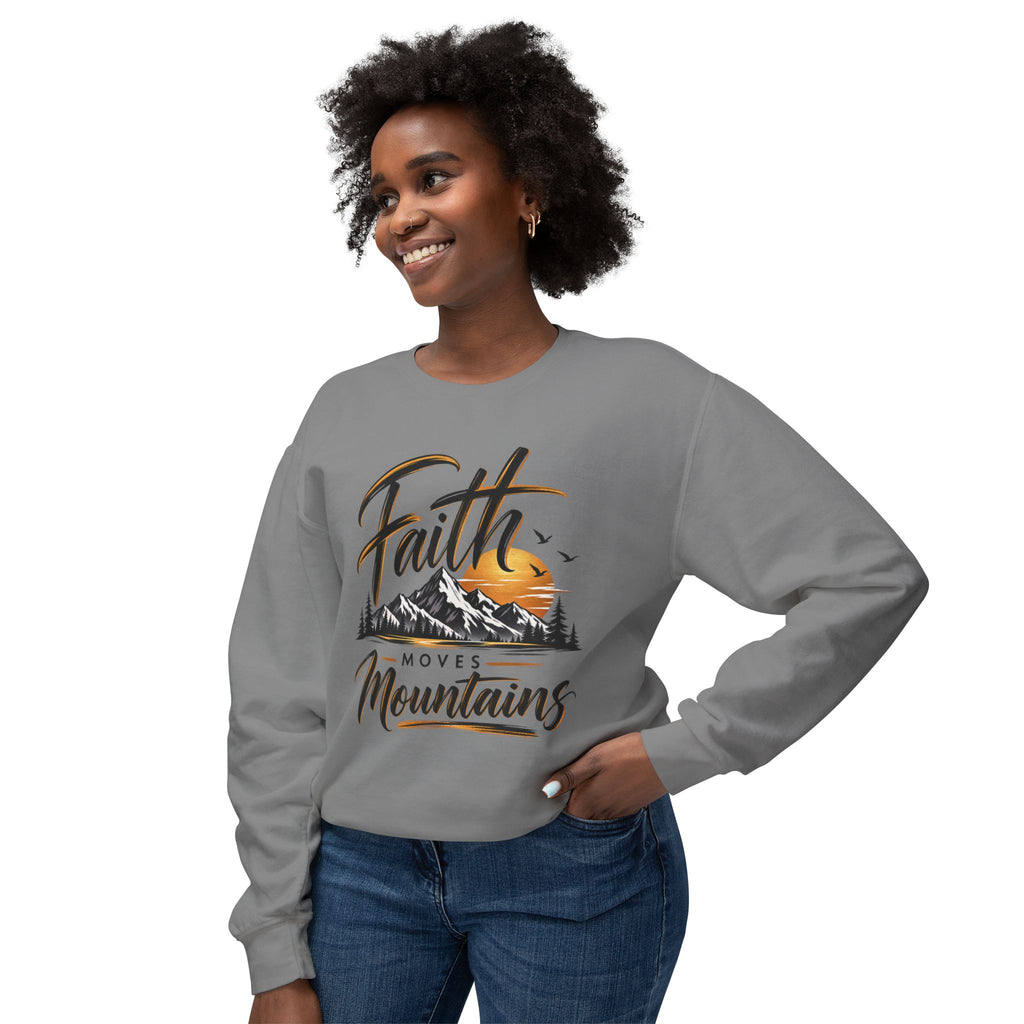 Faith Moves Mountains Crewneck Sweatshirt