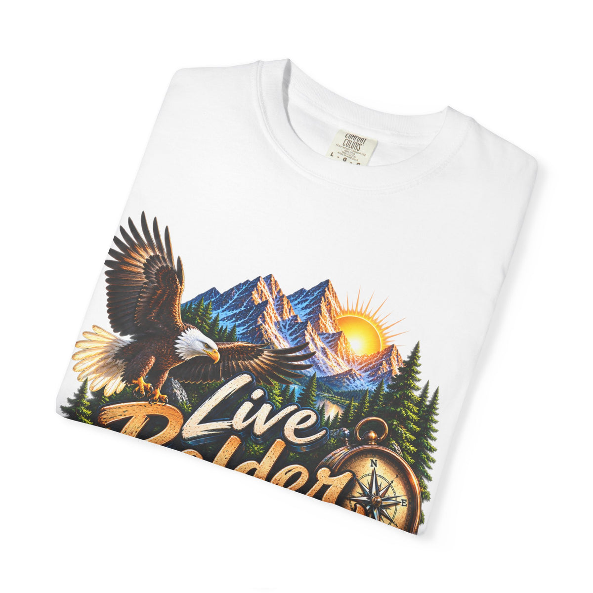 Adventure T-Shirt — "Live Bolder: Explore More, Stay Wild" Graphic Tee