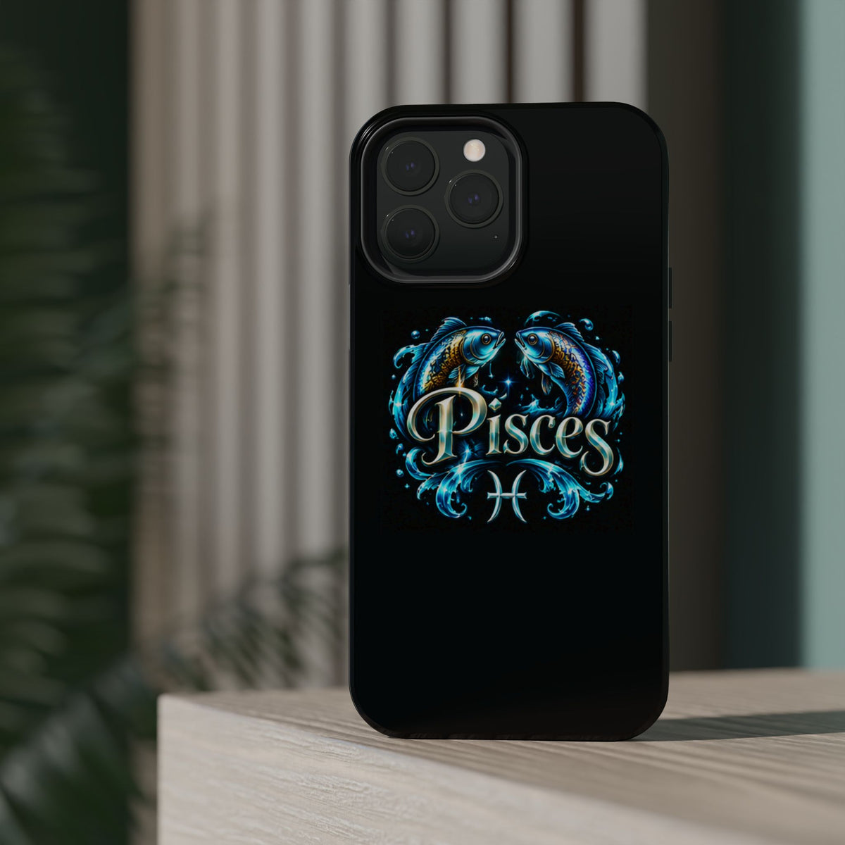 Pisces Magnetic Impact-Resistant Phone Case — Zodiac Fish Astrology Design