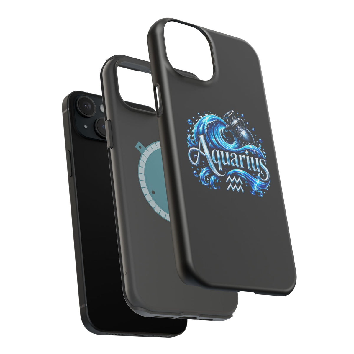 Aquarius Zodiac Magnetic Impact-Resistant Phone Case