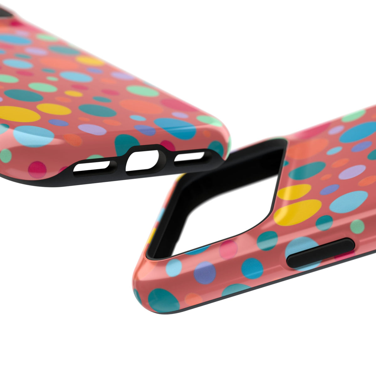 Colorful Polka Dot Magnetic Phone Case — Impact-Resistant, Vibrant Retro Dots