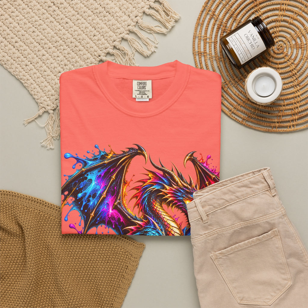 Vibrant Watercolor Dragon T-Shirt