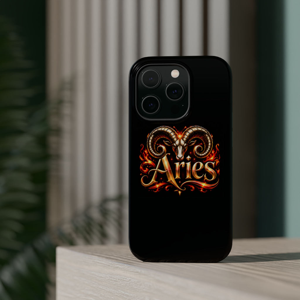 Aries Zodiac Magnetic Impact-Resistant Phone Case