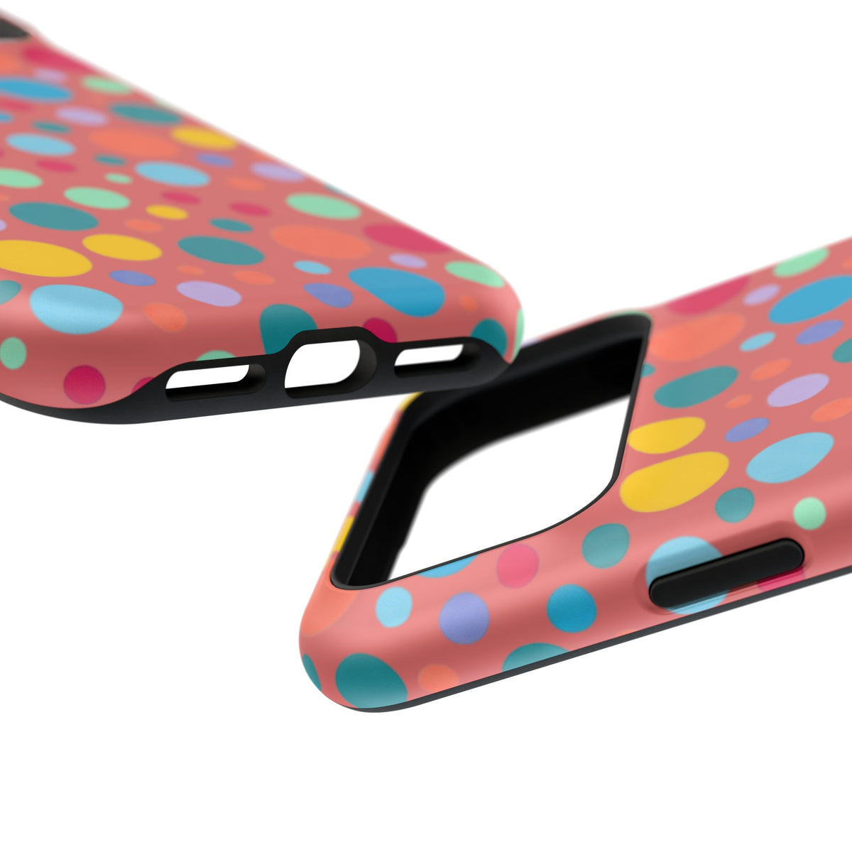 Colorful Polka Dot Magnetic Phone Case — Impact-Resistant, Vibrant Retro Dots